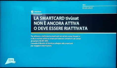 attivazione smart card tivusat all& 39|Come riattivare la Smartcard di Tivùsat  .